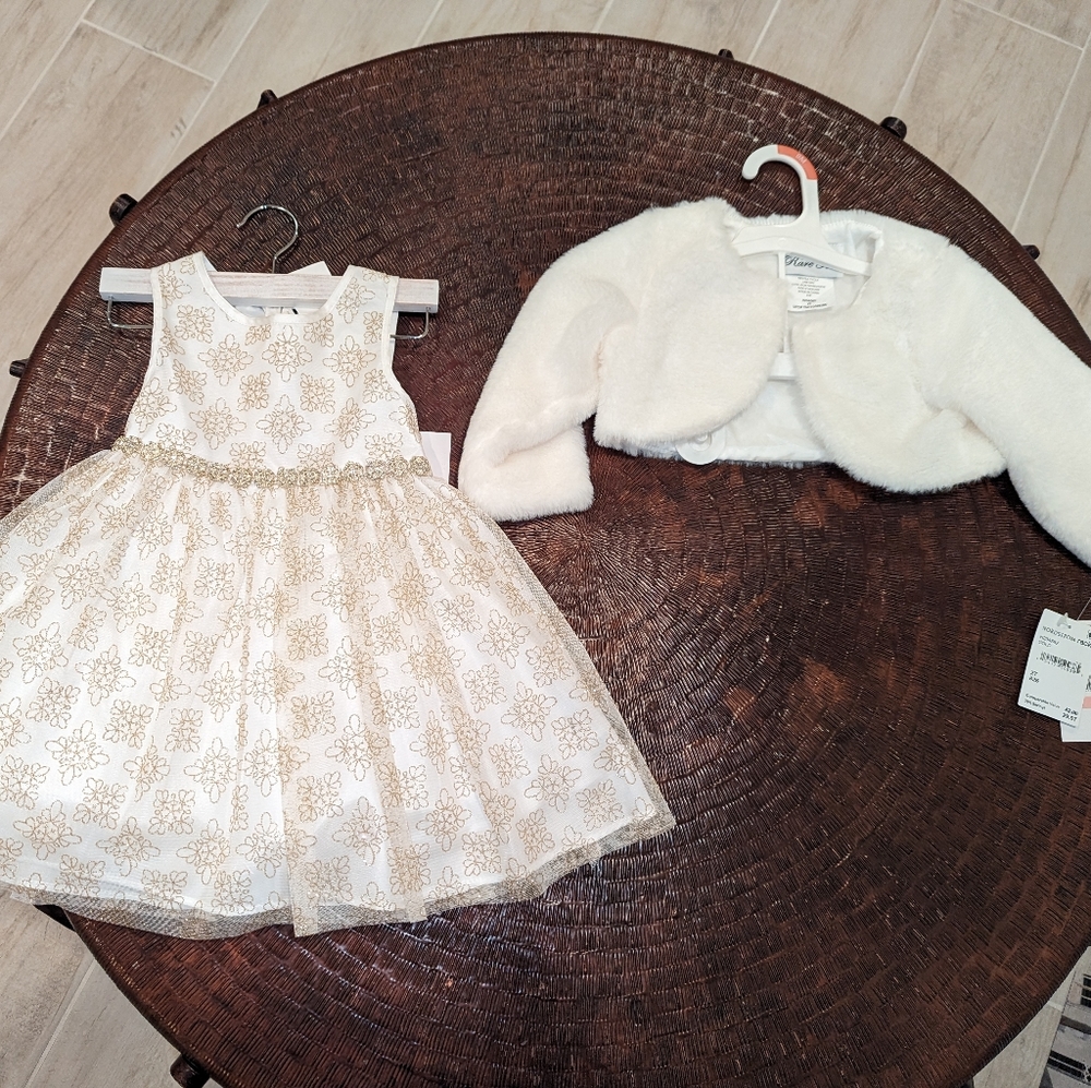 Toddler dress and coat